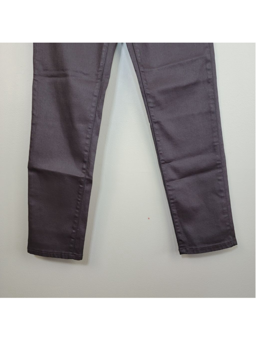 NEW Banana Republic High Rise Slim Fit Straight Let Coated Jeans Red Brown 4 27 - Picture 7 of 13